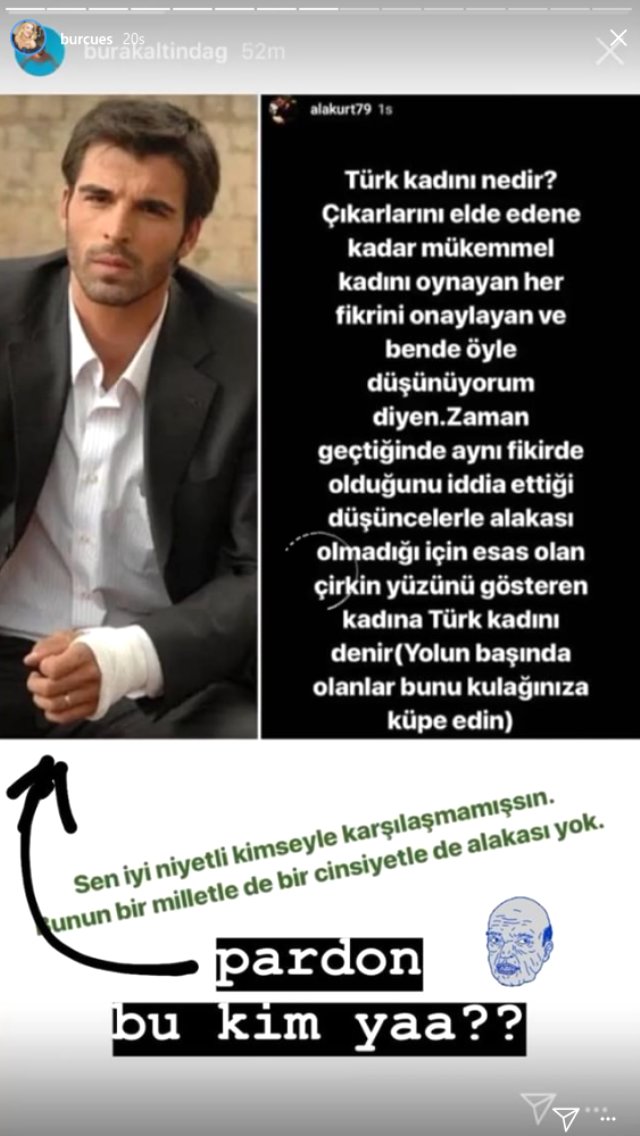 Mehmet Akif Alakurt’un Türk kadınını aşağılayan paylaşımına Burcu Esmersoy’dan tepki