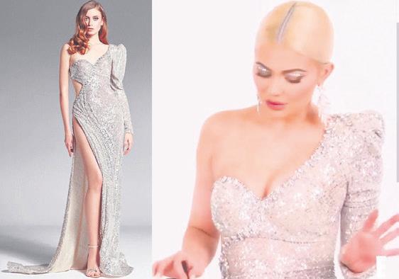 Kylie Jenner Türk moda tasarımcı Rıfat Özbek’in tasarımını taklit etti