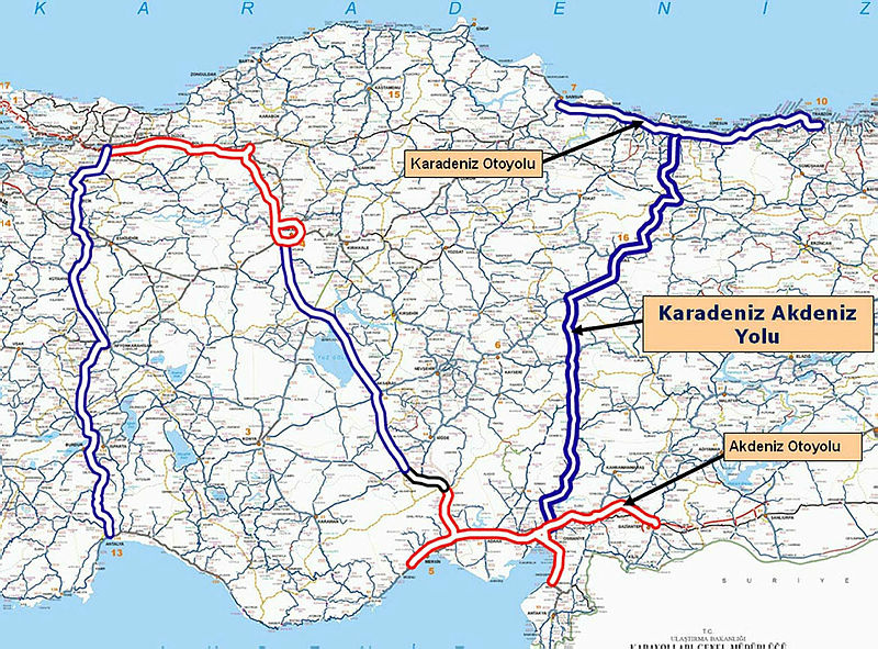 İkinci Abdülhamid zamanında planlanmıştı! Karadeniz-Akdeniz Otoyolu Projesi için geri sayım...