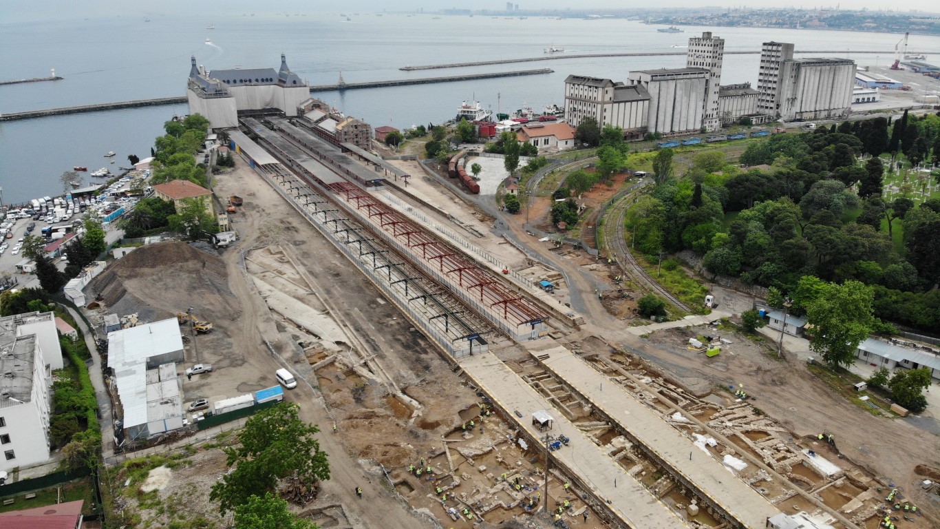 Haydarpaşa’da  1700 yıllık tarih ortaya çıkarıldı