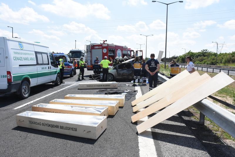Tekirdağ’da 5 kişinin öldüğü kazada TIR sürücüsü tutuklandı