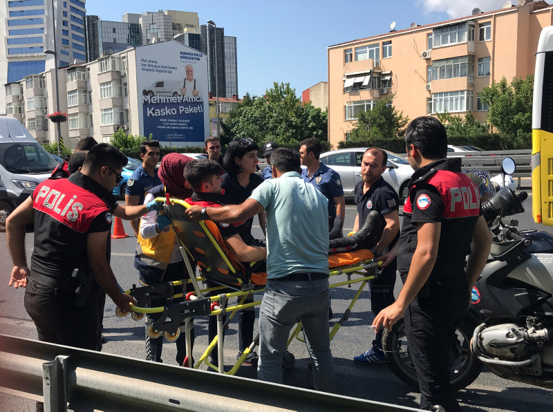 E-5 Karayolu’nda can pazarı: 2 polis yaralı