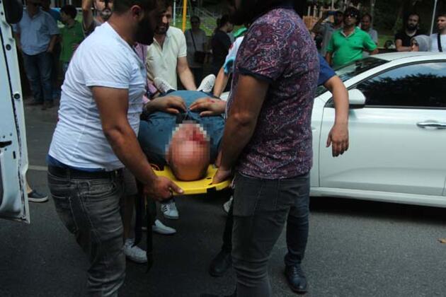Şişli’de otomobilin çarptığı kaldırımdaki kadını hayatta tutma seferberliği
