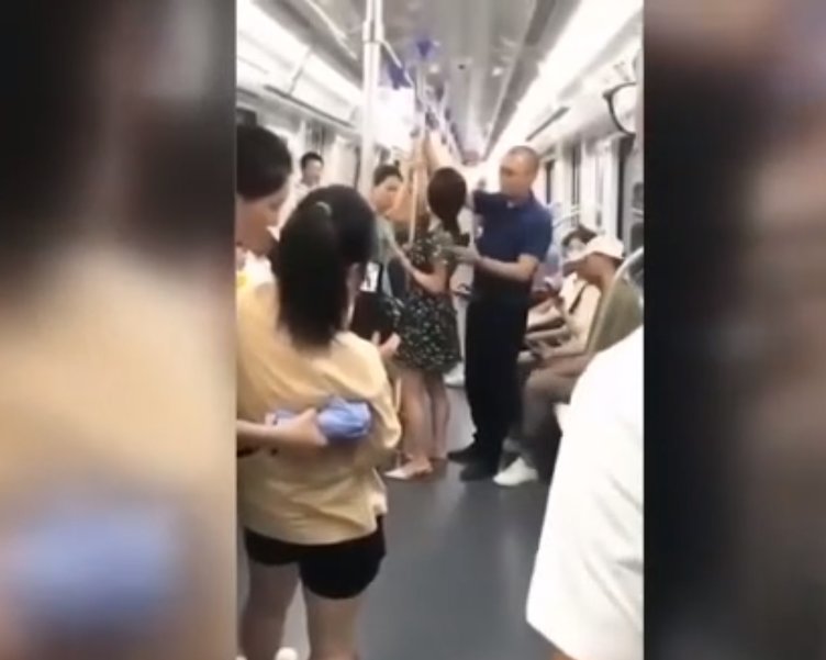 Metroda sapığa jet müdahale