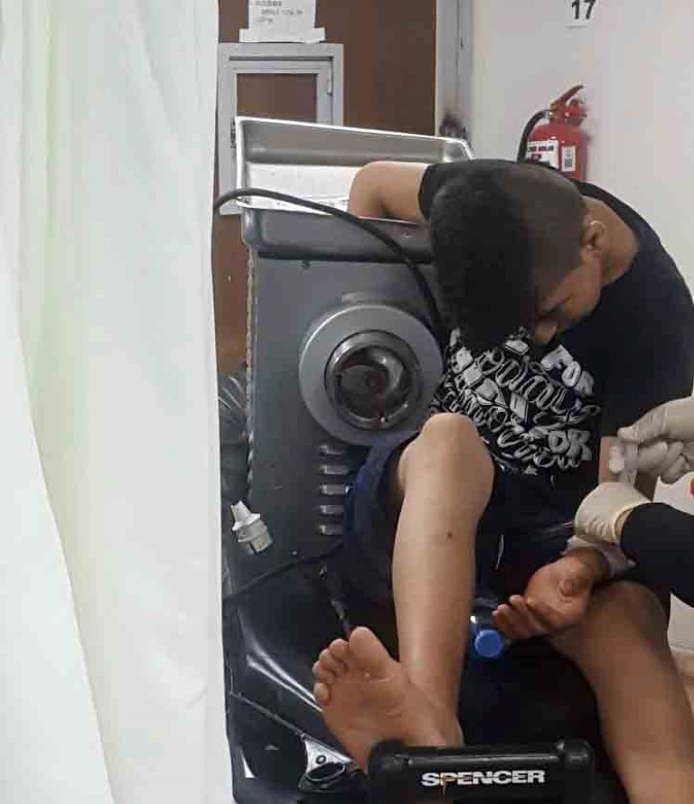 Gaziantep’te 14 yaşındaki çocuk kolunu kıyma makinesine kaptırdı