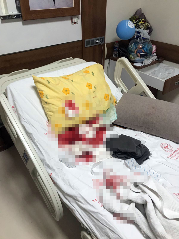 Gaziantep’te öğretmen, yeni doğum yapan eşinin hastanede dövüp bıçakladı