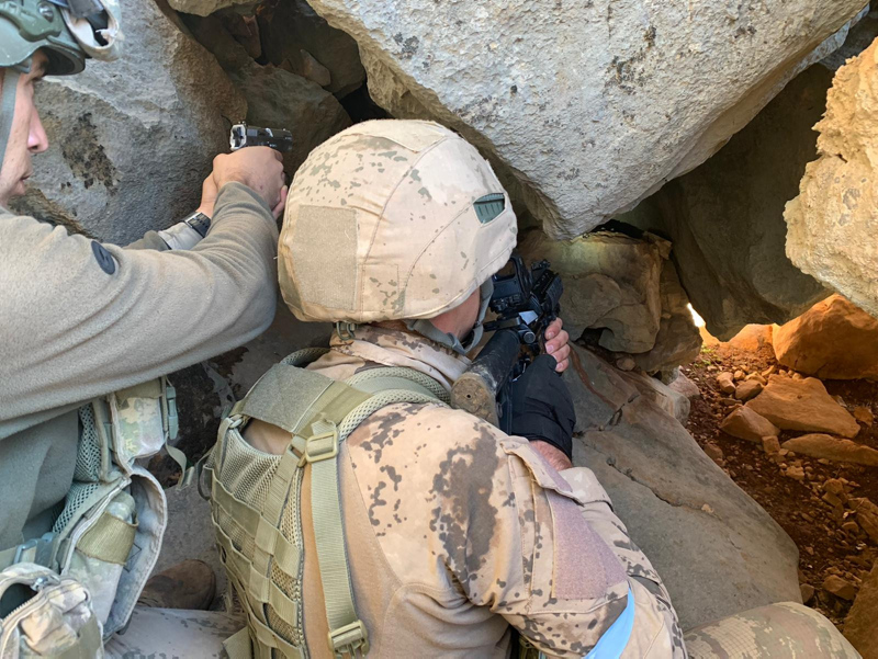 ’Kıran-8’ operasyonunda 69 odalı 24 girişli sığınak bulundu