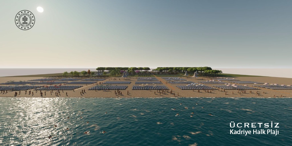 Turizm Bakanlığından beş yıldızlı ücretsiz halk plajı hamlesi: Belek ve Kadriye halk plajları...