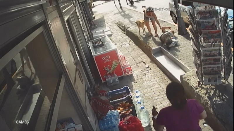 İstanbul’da sokak ortasında sevgilisine dehşeti yaşattı! O anlar kamerada