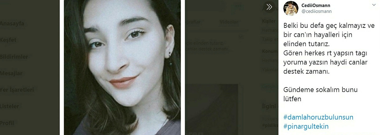 Tüm Türkiye onu arıyordu! Damla Horuz mesaj paylaştı...