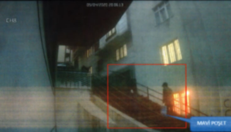 Güvenlik kamerası görüntüleri ortaya çıktı! İşte Mahkeme Başkanı’nı ölümle tehdit eden DHKP-C’lilerin yakalanma anı