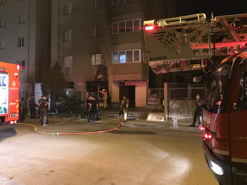 İstanbul Kartal’da bir markette patlama meydana geldi!