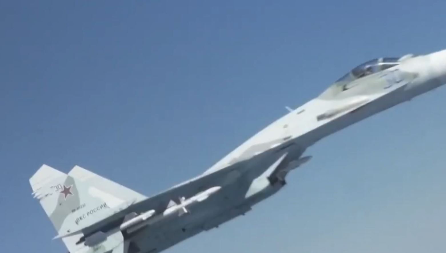 Son dakika: ABD paylaştı! Rus savaş uçağının tehlikeli manevrası