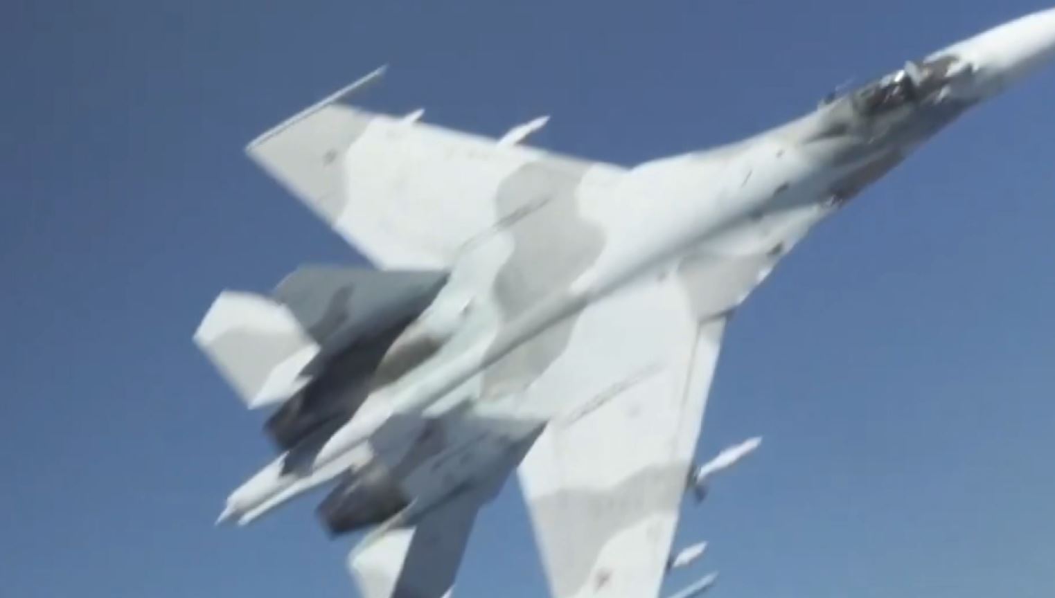 Son dakika: ABD paylaştı! Rus savaş uçağının tehlikeli manevrası