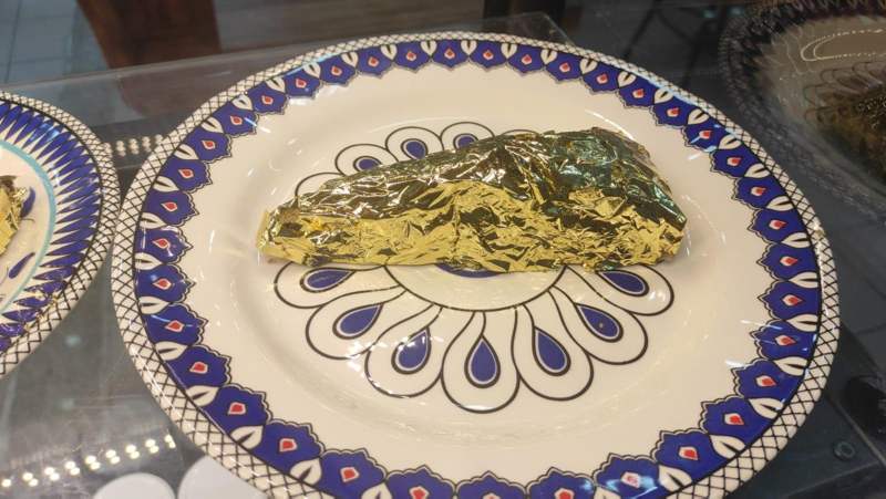 Altınla kapladı! Dilimi 550 liradan alıcı buluyor!