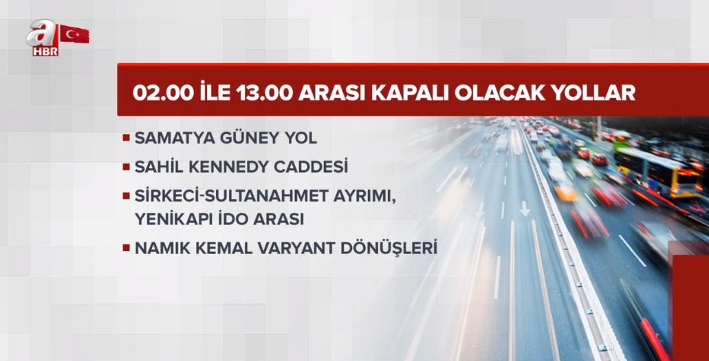 İstanbul’da bugün hangi yollar kapalı? İşte kapatılan yollar ve alternatif güzergahlar