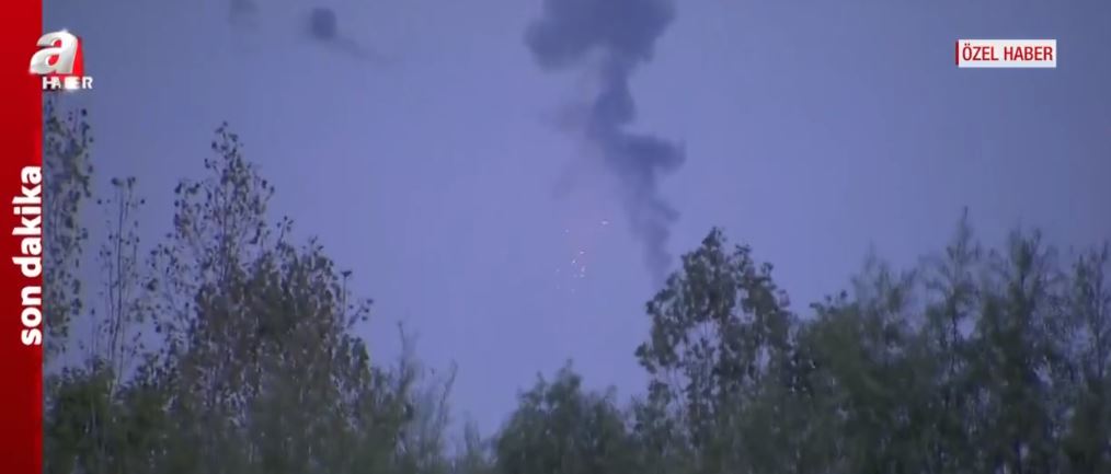Son dakika: Ermenistan’a ait insansız hava aracı İHA düşürüldü! A Haber ekibi o anları saniye saniye görüntüledi