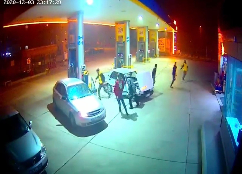 Bursa’da benzinlikte panik anları! Aniden alev aldı