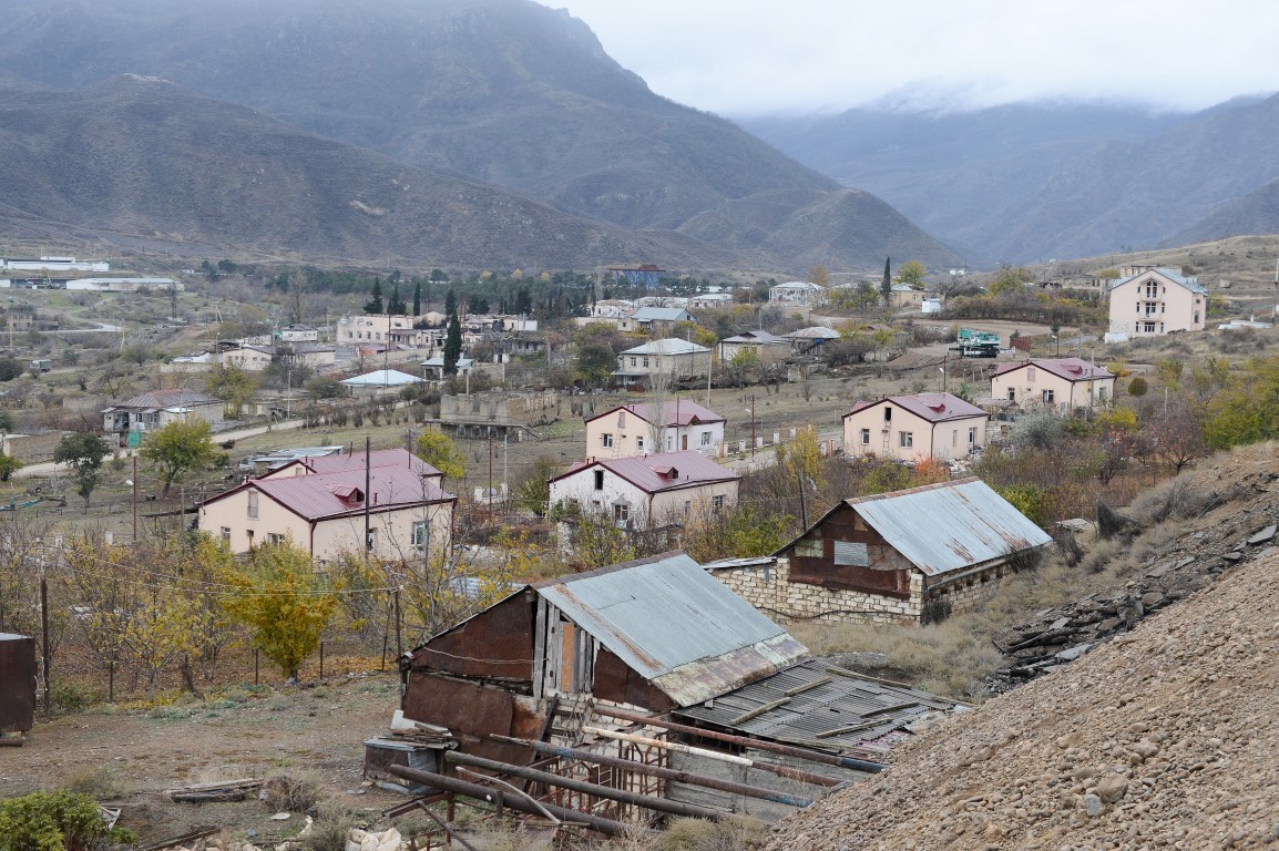 Ermenistan işgalinden kurtarılan Sugovuşan köyü havadan görüntülendi
