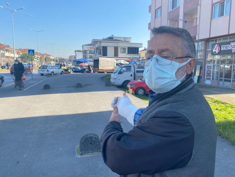 Ölümden döndü! Aynı taşa tam 6 kez takılıp düştü...