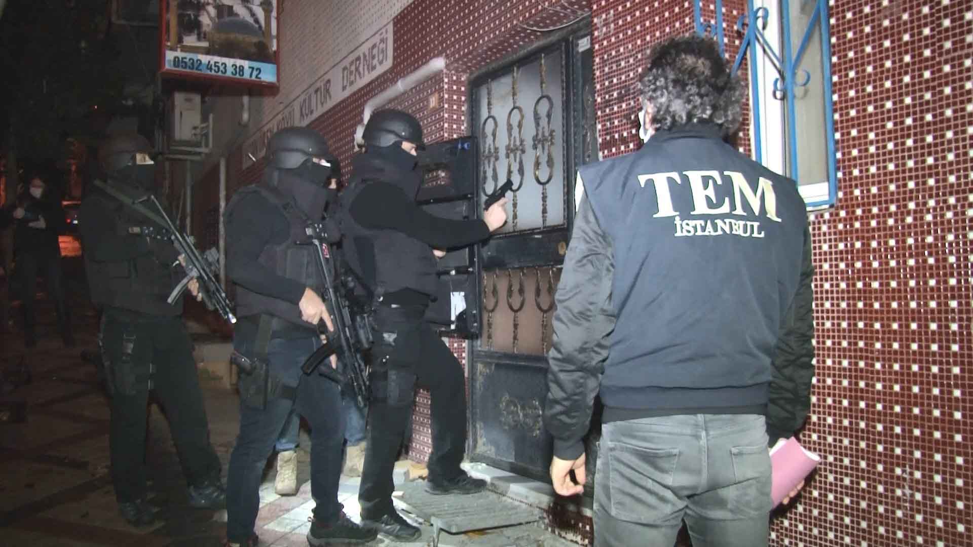 İstanbul’da PKK’ya gece yarısı operasyonu: 5 gözaltı var