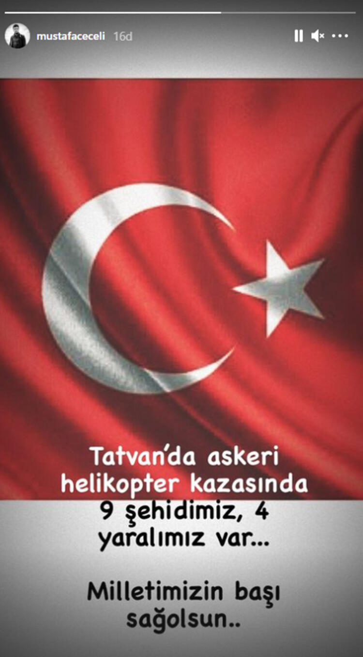 Helikopter kazası yürekleri dağladı! Ünlülerden Bitlis şehitleri paylaşımları