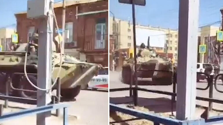 Rusya’dan ’tansiyonu düşür’ çağrılarına karşı flaş adım: Tanklara ’savaş boyası’ yapıldı