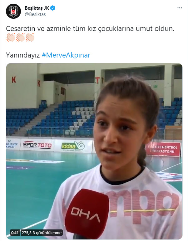 Azmi önyargıyı yendi! Genç sporcu Merve Akpınar Türkiye’nin gündemine oturdu