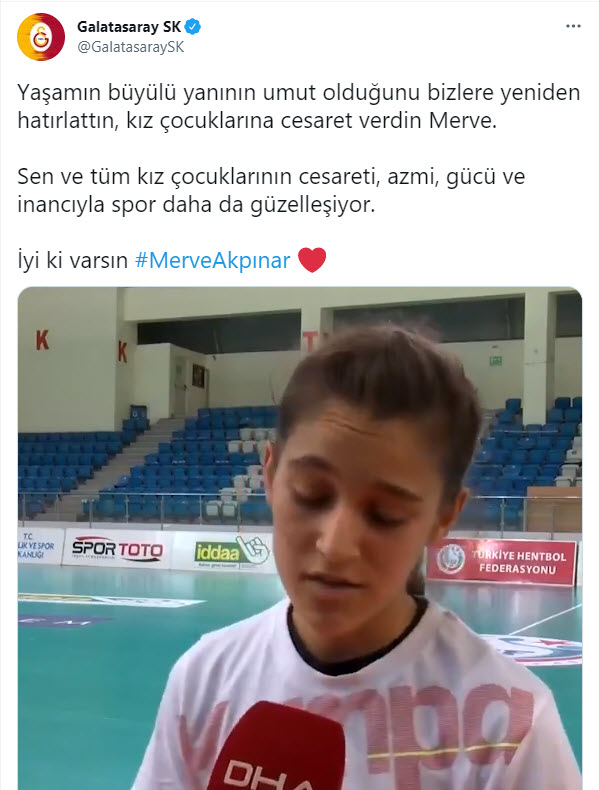 Azmi önyargıyı yendi! Genç sporcu Merve Akpınar Türkiye’nin gündemine oturdu