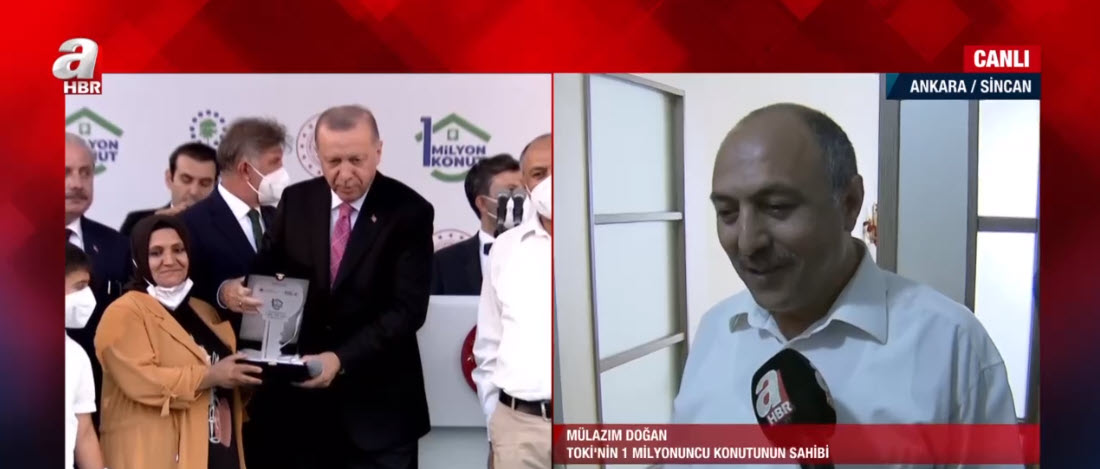 Başkan Recep Tayyip Erdoğan teslim etmişti! İşte TOKİ’nin 1 milyonuncu konutu