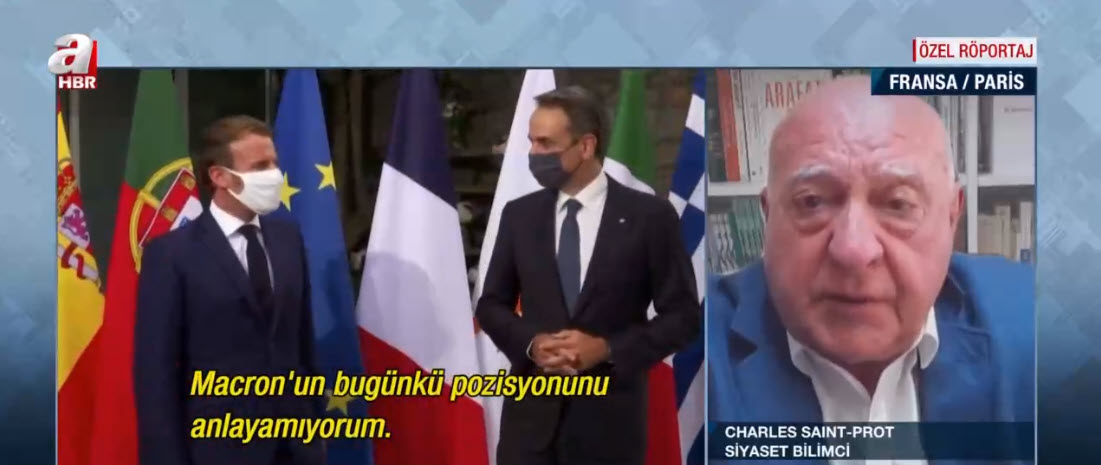 Fransız siyaset bilimci Charles Saint-Prot A Haber’de! Macron’a ve Avrupa Birliği’nde sert sözler: Bir amatör olduğunu görmenin zamanı geldi!