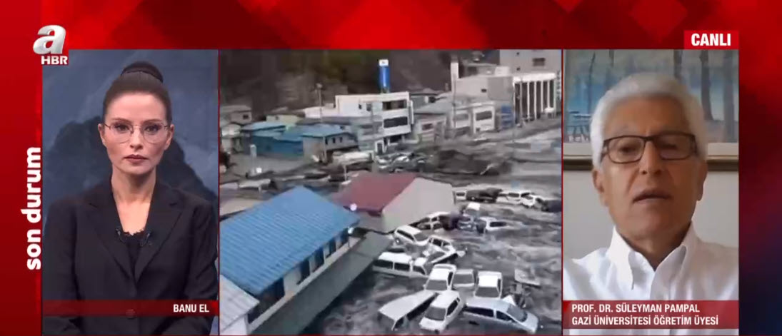 İstanbul’a deprem ve tsunami uyarısı! Prof. Dr. Süleyman Pampal A Haber’de uyardı