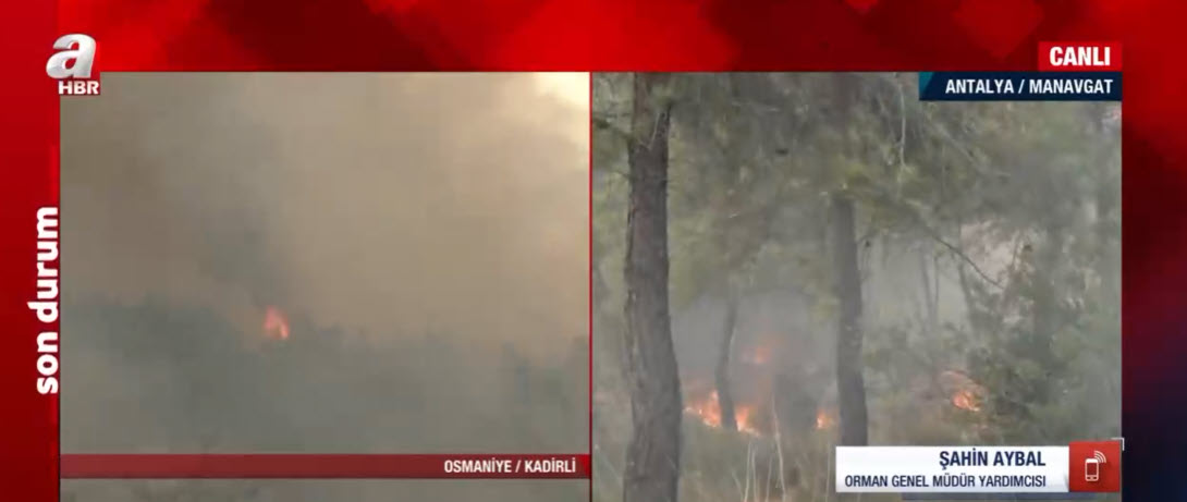 Son dakika: 5 ilde 10 noktada yangın! Orman Genel Müdür Yardımcısı Şahin Aybal son durumu A Haber’de anlattı