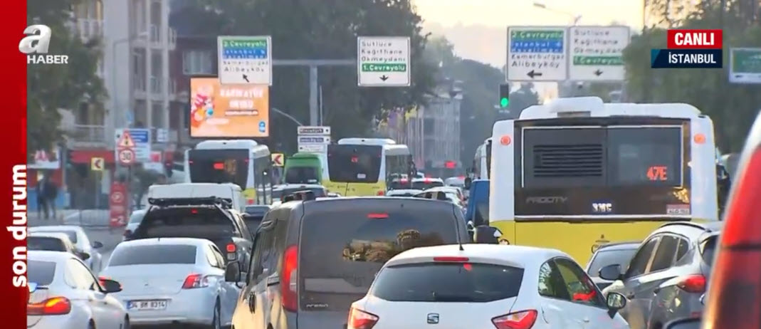 İstanbul’da her sabah değişmeyen tablo! İşte İstanbul trafiğinde son durum