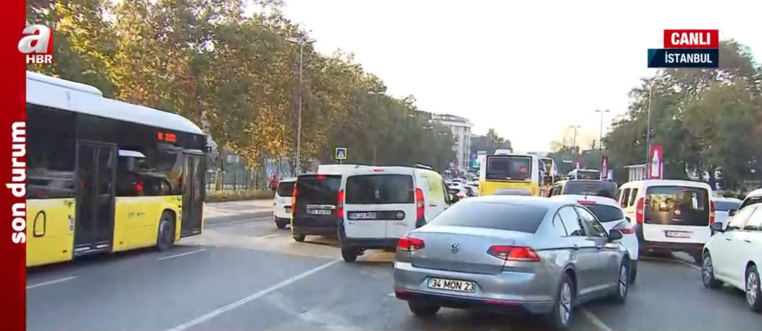 İstanbul’da her sabah değişmeyen tablo! İşte İstanbul trafiğinde son durum