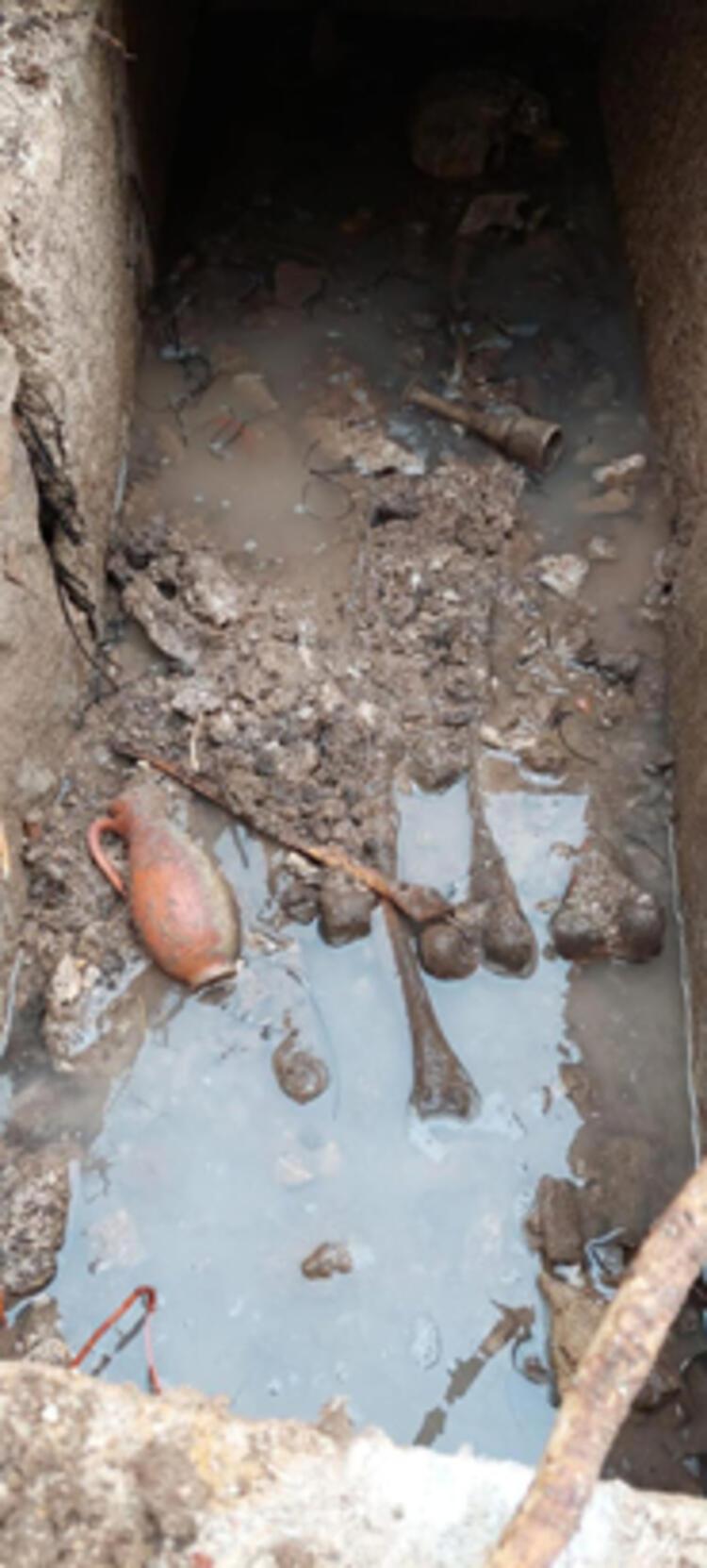 Kepçenin ucunda büyük hazine! Yol yapımı sırasında bulundu