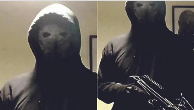 Saraya girmeden 24 dakika önce... Şoke eden video yayınlandı: Silahı ve maskesi var