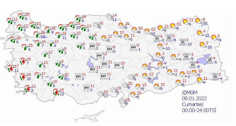 Meteorolojiden sarı kodlu uyarı! İstanbul Ankara İzmir’de bugün ve yarın hava nasıl olacak?