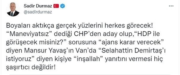 Geri adım atan Mansur Yavaş, HDP’yi çıldırttı! Millet İttifakı’nda ‘Selahattin Demirtaş’ krizi