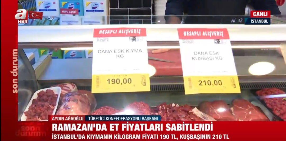 İstanbul’da et fiyatları ne kadar? Dana kıymanın kilosu kaç TL? Kuşbaşının kilosu kaç lira? A Haber’de sert tepki: Fırsatçılar yakalanacak