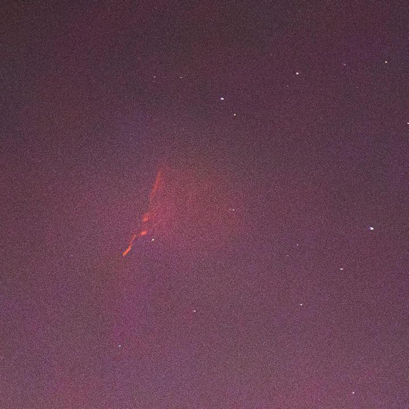 Muğla’da Bodrum açıklarında “Kızıl Cin” görüntülendi