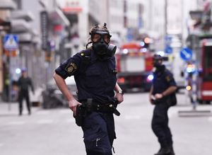İsveçin başkenti Stockholmdeki saldırıdan ilk fotoğraflar