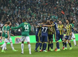 Bursaspor - Fenerbahçe maçından kareler