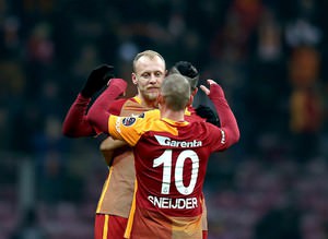 Galatasaray - Akhisar Belediyespor maçından kareler