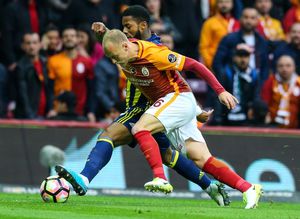 Galatasaray - Fenerbahçe derbisinden kareler