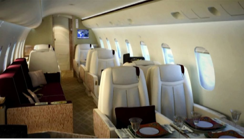 Turbojet bitti sıra uçak gövdesinde - 1