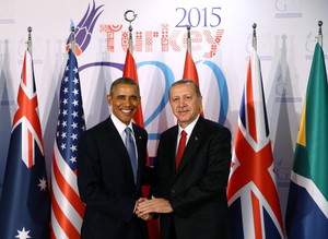 Erdoğan-Obama görüşmesi sona erdi