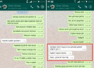 Sehidin duygulandıran Whatsapp mesajları!