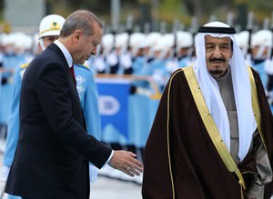 Suudi Arabistan Kralı Selman Ankarada