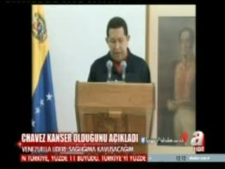 Chavez kanser olduğunu açıkladı